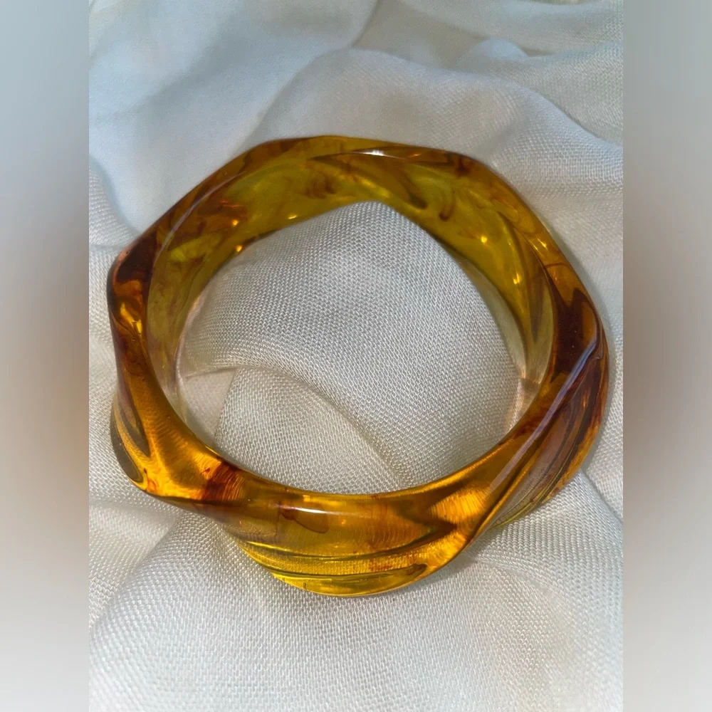 Bangle Bracelet - Amber